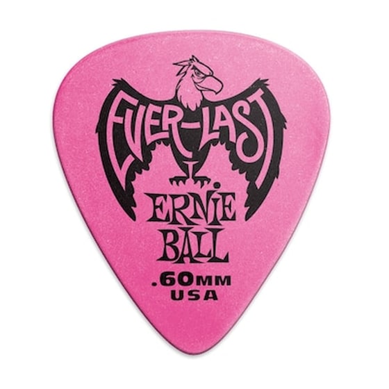 Ernie Ball 9179 Everlast 0.60mm Pink Πέννα (1 Τεμάχιο) image 1
