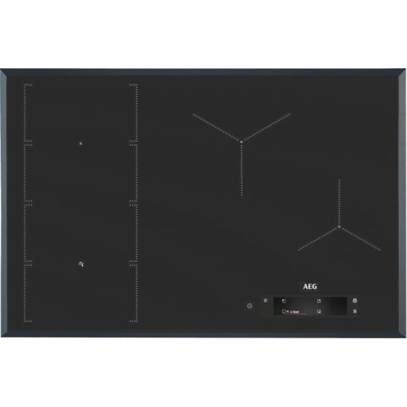 AEG AEG IAE84851FB 78 cm Μαύρο Εστία Επαγωγική Αυτόνομη