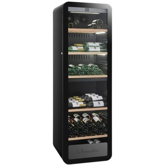 LA SOMMELIERE APOGEE190DZ για 181 Μπουκάλια Μαύρο Συντηρητής Κρασιών image 2