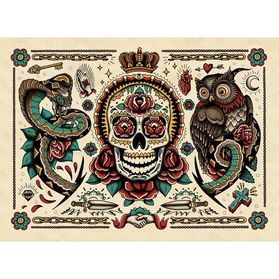 The Tattoo Colouring Book image 1