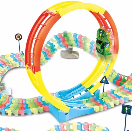 Addo Totally Tracks Φωσφοριζέ Πίστα με Loop (165 Κομμάτια) image 3