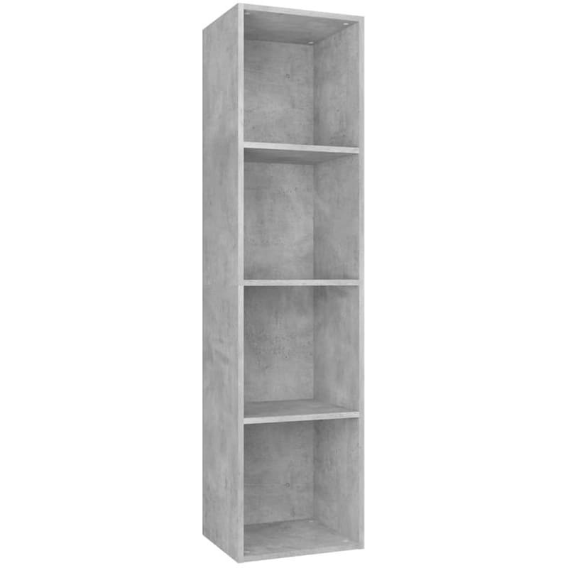 VIDAXL Βιβλιοθήκη VidaXL από Μοριοσανίδα 36x30x143 cm - Γκρι