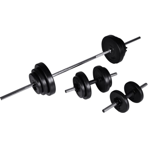 Σετ Ρυθμιζόμενος Πάγκος Γυμναστικής VidaXL 147x123cm - Μαύρος image 5