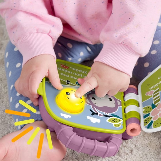 Fisher-Price Μουσικό Βιβλιαράκι Μαϊμουδάκι image 1