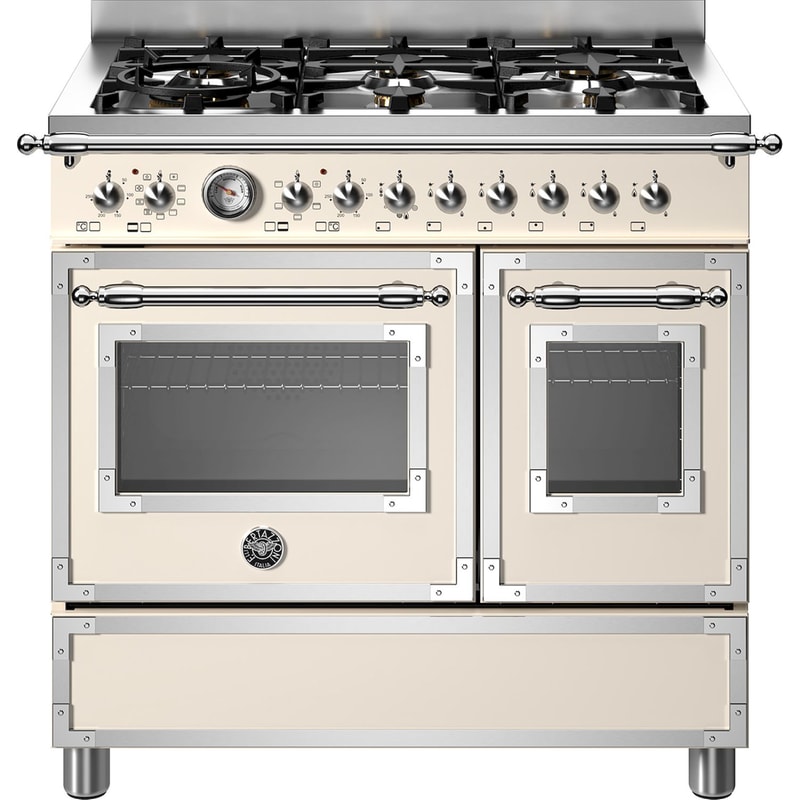 LA GERMANIA BERTAZZONI HER96L2EAVT 58 / 33 Lt Μπεζ Κουζίνα Μεικτή Αερίου