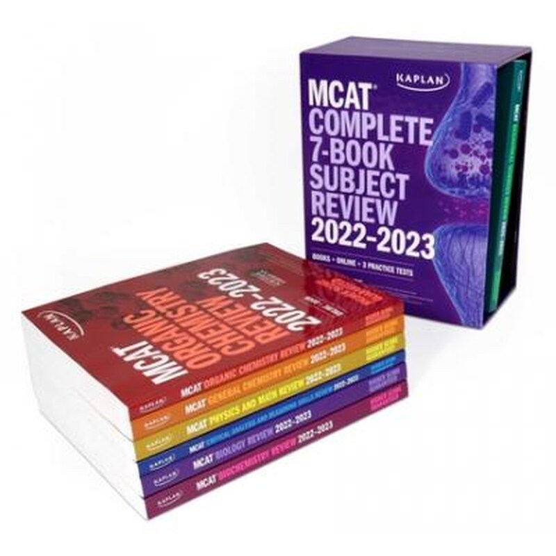 MCAT Complete 7Book Subject Review 20222023 Books + Online + 3