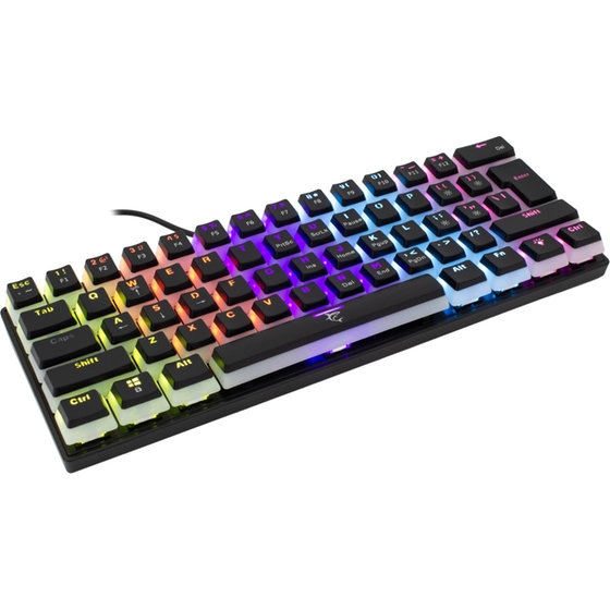 White Shark Ashiko Gaming Μηχανικό Ενσύρματο Πληκτρολόγιο με Custom Blue διακόπτες και RGB φωτισμό Μαύρο (US) image 2