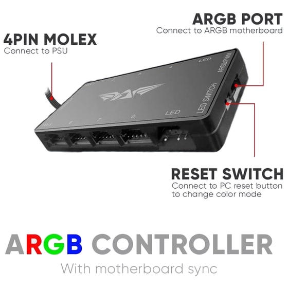 RGB controller Armaggeddon TXC82R image 1