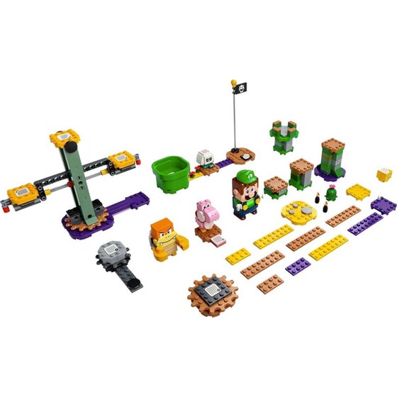Lego® Super Mario™ Βασική Πίστα Περιπέτειες Με Τον Luigi (71387) με Δώρο Λαμπάδα image 1
