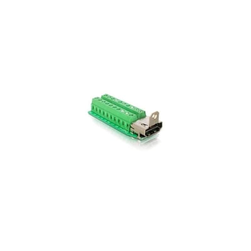 Αντάπτορας Hdmi Delock Terminalblock 20pin To Hdmi Female