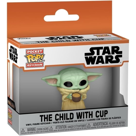 Funko Pocket Pop! Keychain - Star Wars - The Child With Cup image 1