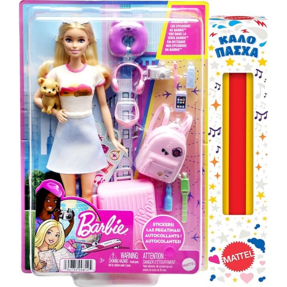 Παιχνιδολαμπάδα Barbie Έτοιμη για Ταξίδι image 0