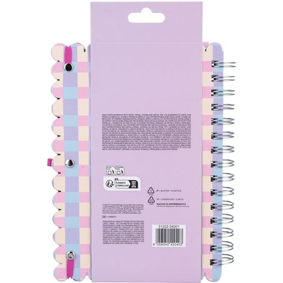 Σημειωματάριο Posh+Pop Σπιράλ με Στυλο Flowers image 1