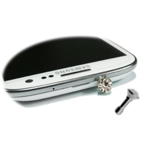 Βύσμα Anti-Dust Volte-Tel Diamond Ball 3.5mm Jack - White image 0