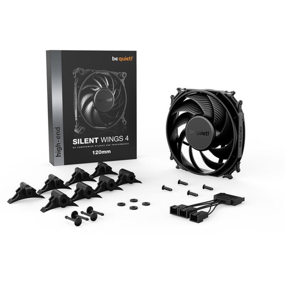 Case Fan BE QUIET! Silent Wings 4 BL092 120mm - Μαύρο image 3
