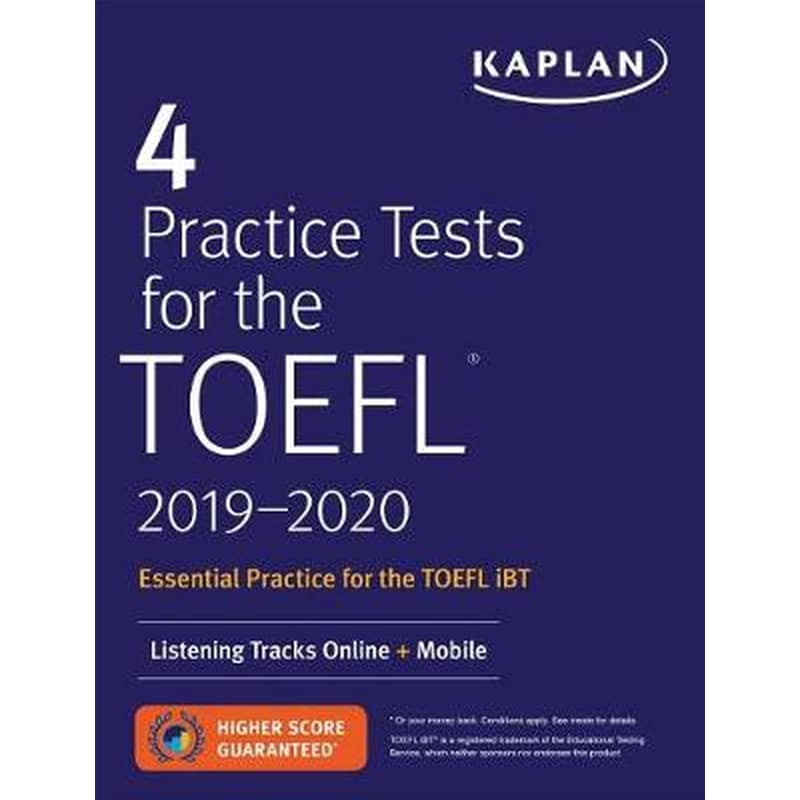 4 Practice Tests for the TOEFL 2019-2020