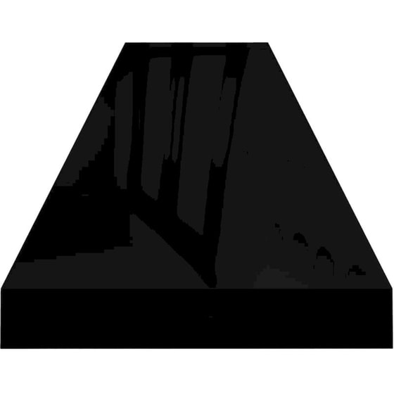 Ράφι Τοίχου VidaXL MDF 120x23.5x3.8 cm - Μαύρο image 3