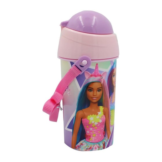 Παγούρι Gim Πλαστικό Fd Barbie 500 ml Λιλά image 3