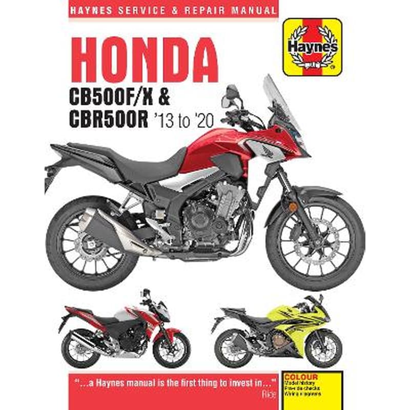 Honda CB500F/X CBR500R update (13 -20)