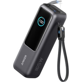 Powerbank Anker A1695H11 25.000mAh 165W με Ενσωματωμένα Καλώδια - Space Black