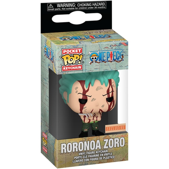 Funko Pocket Pop! Keychain - One Piece - Roronoa Zoro image 1
