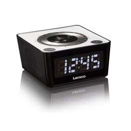 Ράδιο - Ξυπνητήρι Lenco LEN-CR16 Projector - Λευκό