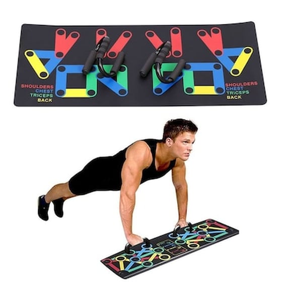 Αναδιπλούμενη Σανίδα Push Ups Διαφορετικών Λαβών Complete Push Up Training System image 1