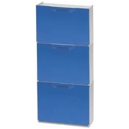 Παπουτσοθήκη Πλαστική Συναρμολογούμενη 3σε1 Σύνθεση 51x17.3x123 cm Unika Μπλέ