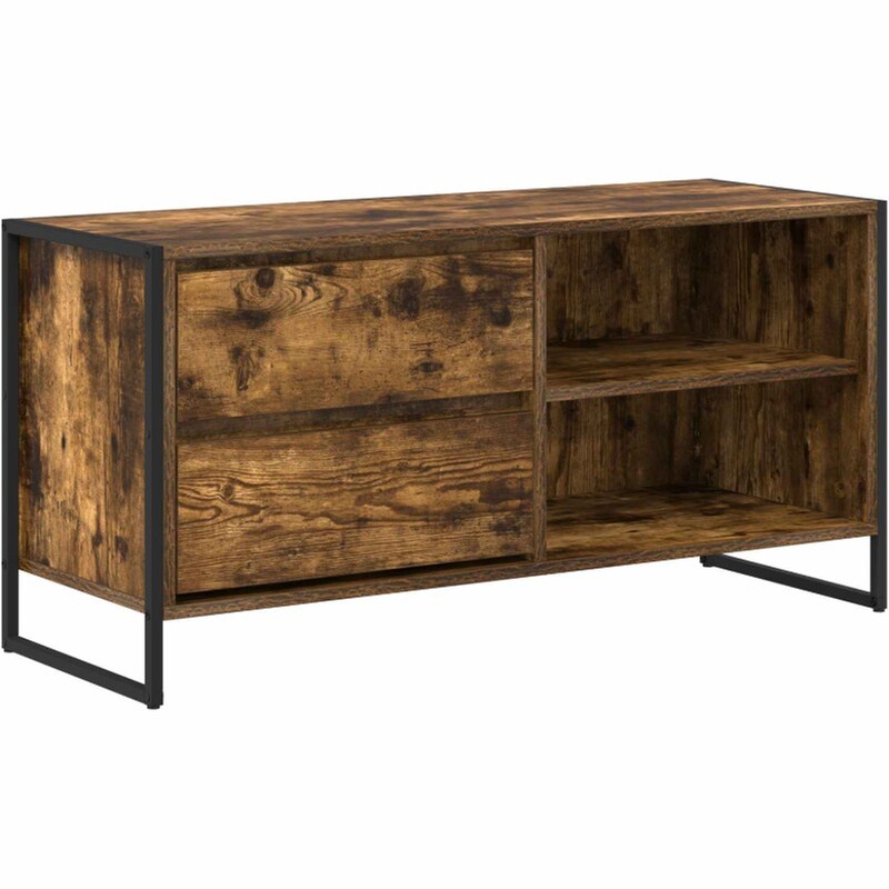 Έπιπλο Τηλεόρασης VidaXL 100 x 36 x 49,5 cm - Καπνιστή Δρυς