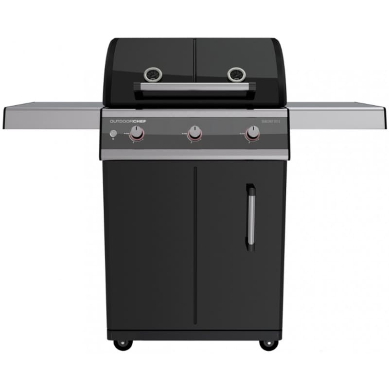 OUTDOORCHEF OUTDOORCHEF Dualchef 315 G 18.700.00 με 3 Εστίες 12kW Ψησταριά Υγραερίου