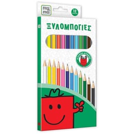 Ξυλομπογιές Μικροί Κύριοι Μικρές Κυρίες Ο Κύριος Δυνατός 12 Τεμάχια