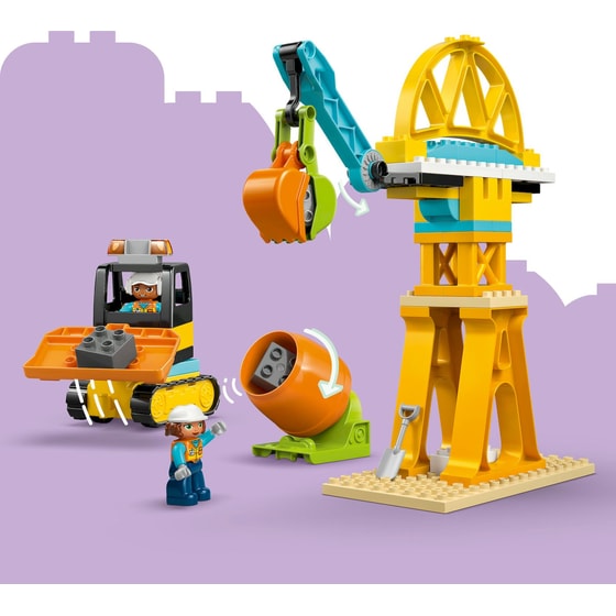 LEGO® DUPLO® Town 3 σε 1 Εργοτάξιο Οικοδομής και Οχήματα (10476) image 4