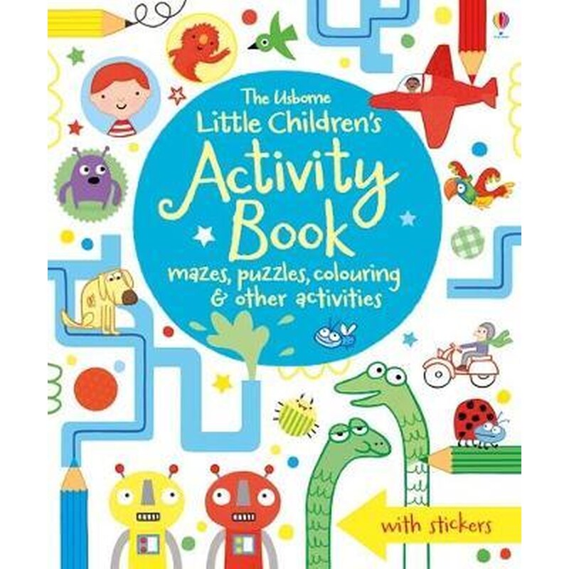 Little Childrens Activity Book mazes, puzzles, colouring other activities
