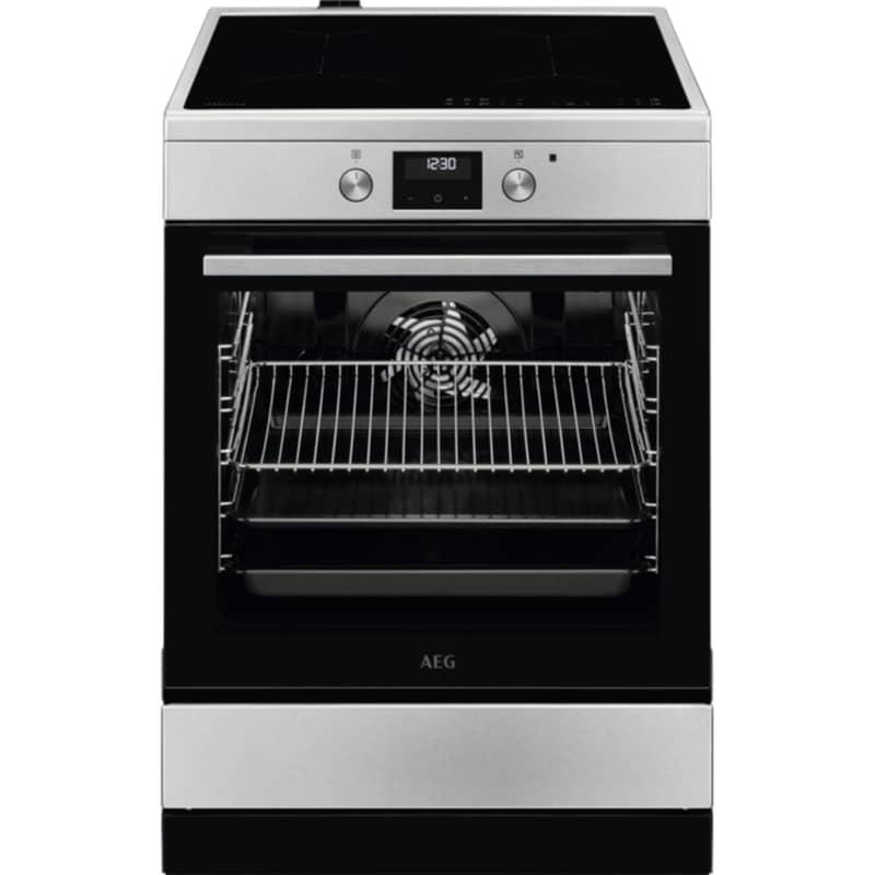 AEG AEG CIB6443BBM SurroundCook 73 Lt Inox Ηλεκτρική Κουζίνα Επαγωγική