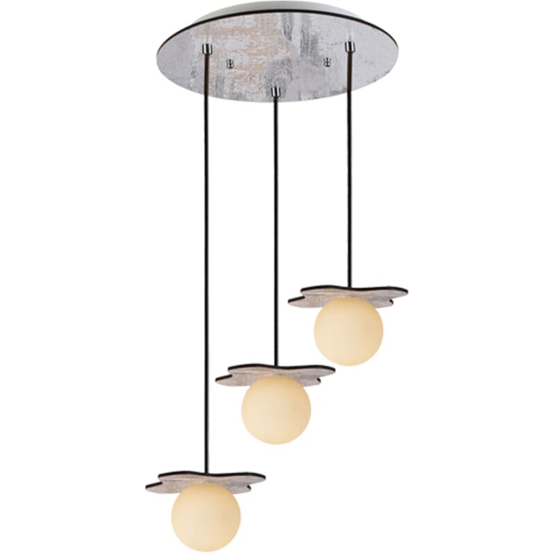 Φωτιστικό Οροφής Aca Decor G9 Ξύλινο 35x70cm - Καφέ ACA DECOR