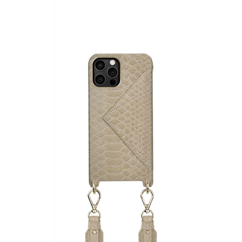 IDEAL OF SWEDEN Θήκη Apple iPhone 12 Pro Max - Ideal Of Sweden θήκη λαιμού Statement - Mint Croco