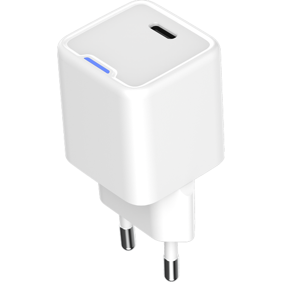 Φορτιστής Πρίζας Tune Turbo PD Type-C Wall Charger 30W (with LED light) - White image 4