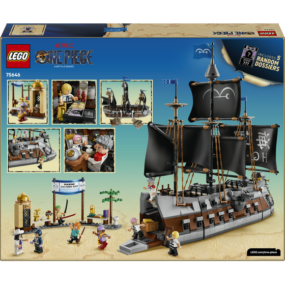 LEGO® One Piece Garp's Marine Battleship (75646) image 3