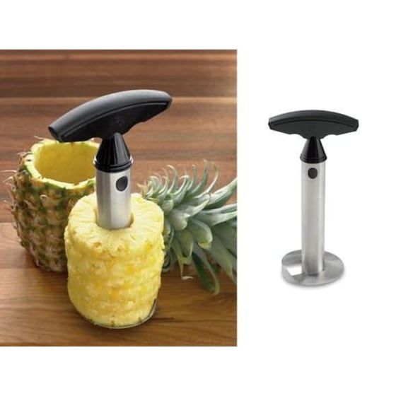 Αποφλοιωτής Ανανά από Ανοξείδωτο Ατσάλι - Ασημί/Μαύρο image 0