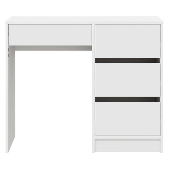 Γραφείο VidaXL από Επεξεργασμένο Ξύλο 90x37,5x75 cm - Λευκό image 5