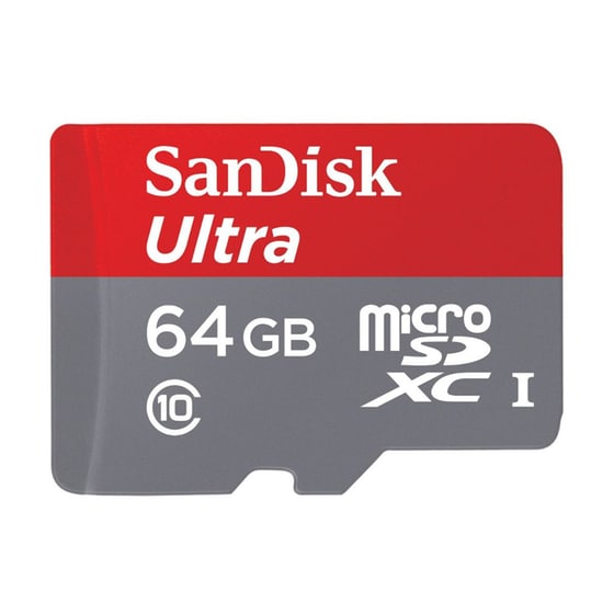 Κάρτα μνήμης microSDHC 64GB Class 10 - SanDisk Ultra SDSQUNC-064G-GN6MA image 0