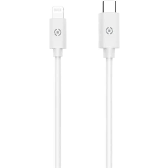 Καλώδιο Φόρτισης Celly Lightning White image 1