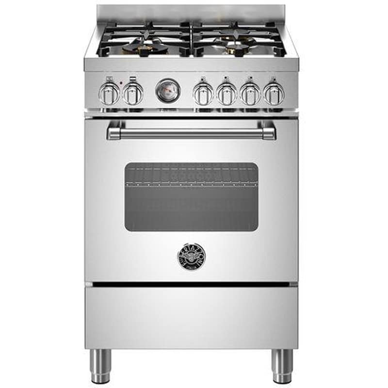 BERTAZZONI MAS64L1EXT 58 Lt Inox Μεικτή Κουζίνα Αερίου
