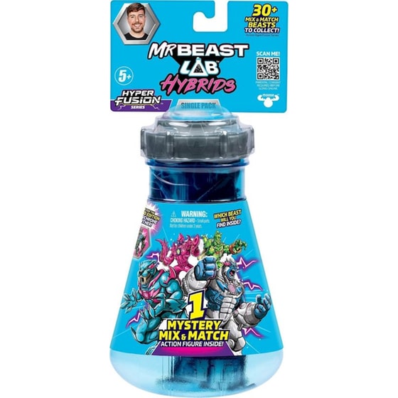 Mr Beast Lab Hybrids Hyper Fusion Mix & Match Giochi Preziosi Φιγούρα Έκπληξη (BTR15000) image 0