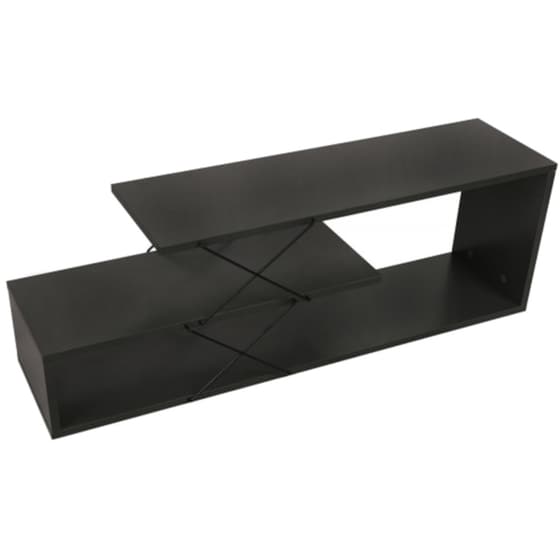 Έπιπλο Τηλεόρασης 24Mall Zano από Μοριοσανίδα 120x30x40 cm - Ανθρακί image 2