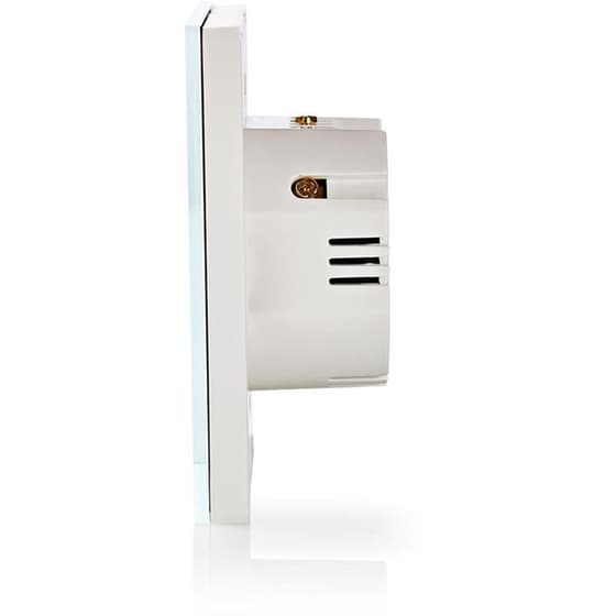 Διακόπτης Τοίχου NEDIS Wi-Fi Smart WIFIWC10WT - Λευκό image 2