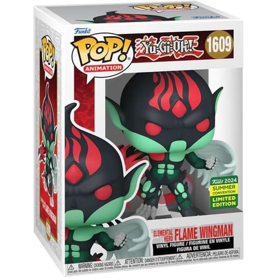 Φιγούρα Funko Pop! Yu-gi-oh! - Elemental Hero Flame Wingman #1609 (sdcc 2024 Exclusive) image 1