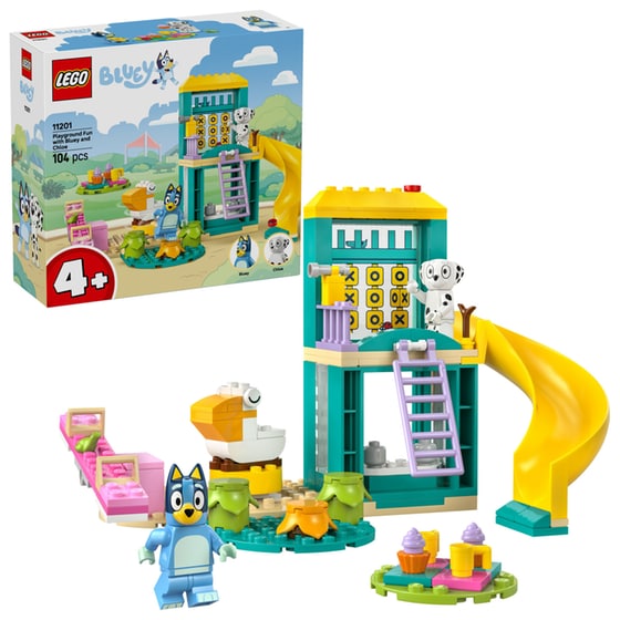 LEGO® Bluey Playground Fun with Bluey and Chloe (11201) image 1