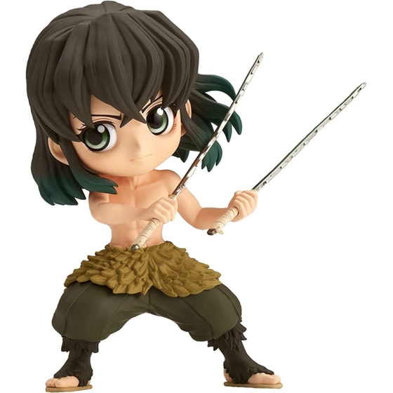 Συλλεκτική Φιγούρα Banpresto - Demon Slayer Q Posket - Kimetsu no Yaiba - Inosuke Hashibira II (Ver. B) image 0
