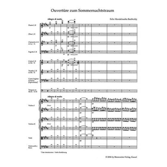 Mendelssohn - A Midsummer Night's Dream Op.21 image 2